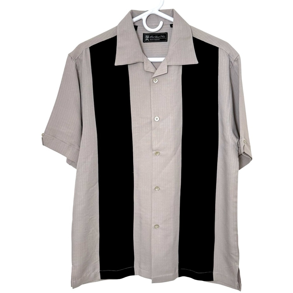 Red Level Nine Retro Classics Men Vintage 90's Rockabilly Panel Color‎ Block